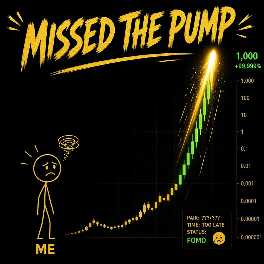 Missed the pump meme chart